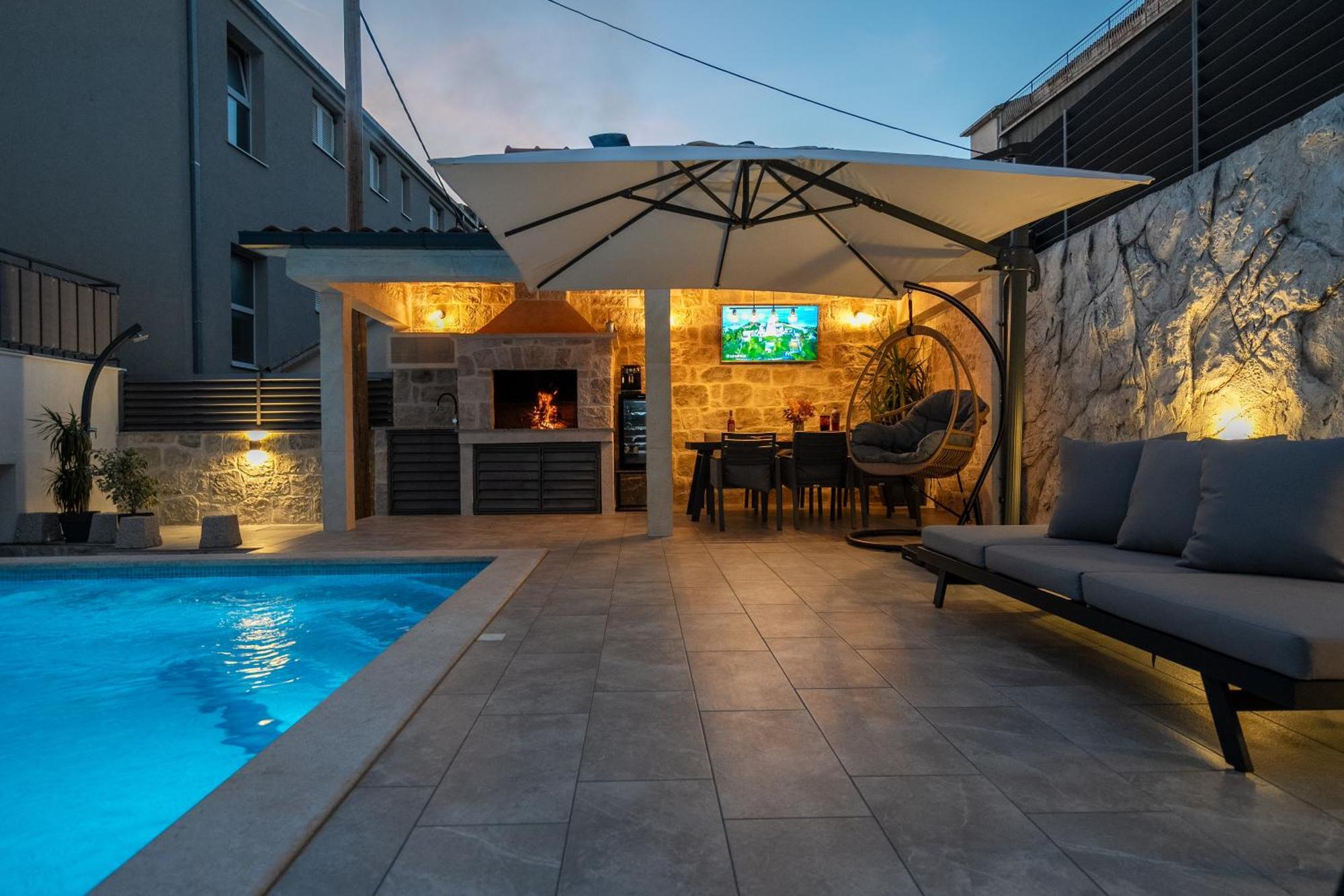 Adam Apartments Stobreč Eksteriør bilde